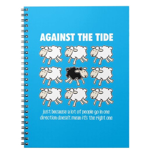 潮の満ち引きに ノートブック (正面)