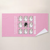 潮の満ち引きに バスタオル (バスタオル)