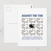 潮の満ち引きに ポストカード (正面/裏面)