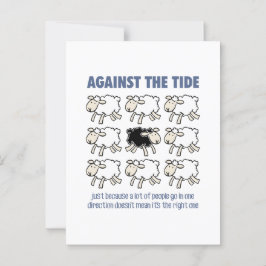 潮の満ち引きに ポストカード