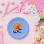 潮の満ち引きをする ペーパープレート (パーティー)