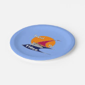 潮の満ち引きをする ペーパープレート (アングル)