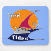 潮の満ち引きをする マウスパッド (正面)