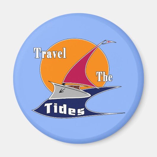 潮の満ち引きをする マグネット (正面)