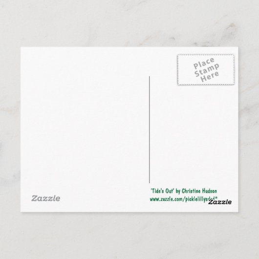 『潮の満ち引き』はがき ポストカード (裏面)