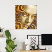 潮の満ち引き ポスター (ホームオフィス)