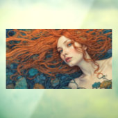 『潮の炎』- カラフルな肖像画 ウィンドウサイン (シート3)