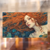 『潮の炎』- カラフルな肖像画 ウィンドウサイン (シート2)