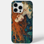 "潮の炎" - カラフルな肖像 Case-Mate iPhoneケース (裏面)