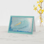 潮は勇気付けられるのための引用文を回します カード (黄色い花)