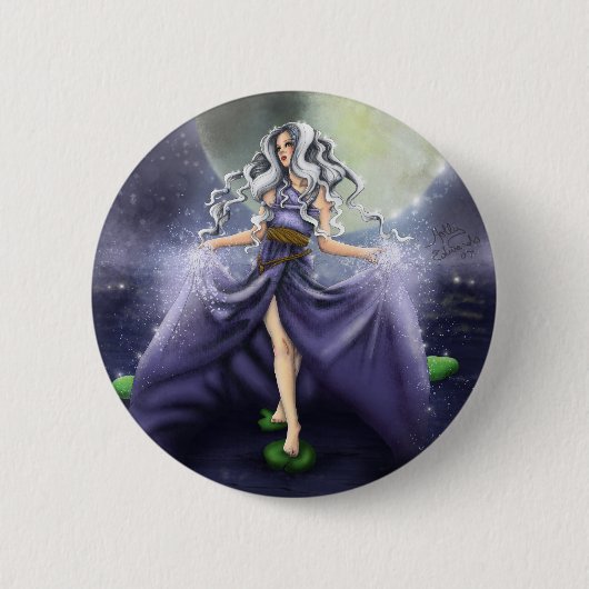 潮ボタンの引き 缶バッジ (正面)