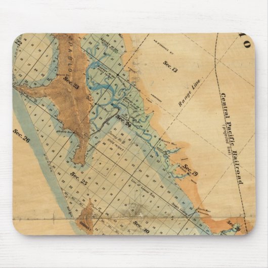 潮干図 マウスパッド (正面)