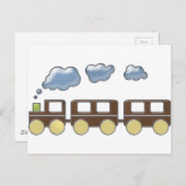 潮朝電車 ポストカード (正面/裏面)