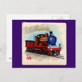 潮朝電車 ポストカード (正面/裏面)