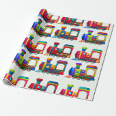 潮朝電車 ラッピングペーパー (アンロールド)