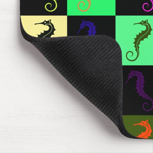 潮模様数々の色の マウスパッド (コーナー)