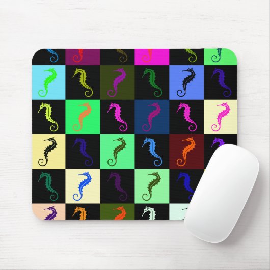 潮模様数々の色の マウスパッド (マウス)