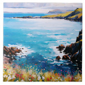 潮汐の夢と牧草地の風 タイル (正面)