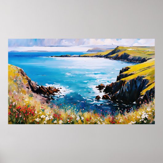 潮汐の夢と牧草地の風 ポスター (正面)