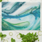 潮汐掃引II キッチンタオル (折り畳み)