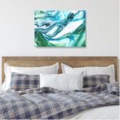 潮汐掃引II キャンバスプリント (インサイチュ (寝室))