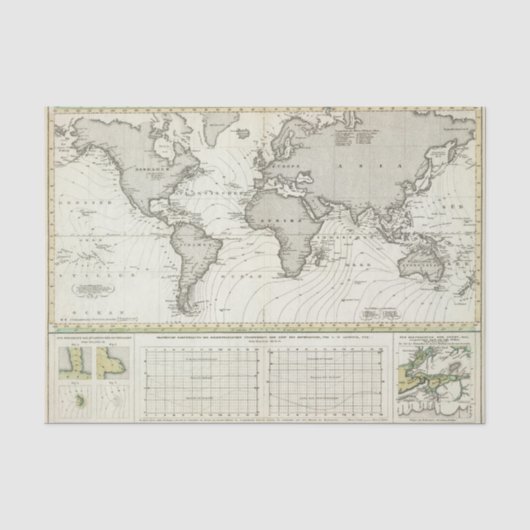 潮波の地図書の地図 薄葉紙 (正面)
