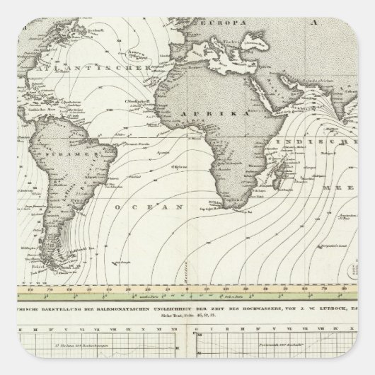潮波アトラスマップ スクエアシール (正面)