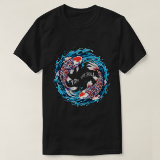 潮流あなたの魂コイ魚Tシャツ – シンボリックアート&S Tシャツ