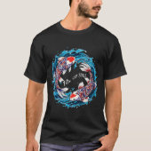 潮流あなたの魂コイ魚Tシャツ – シンボリックアート&S Tシャツ (正面)
