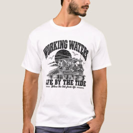 潮流の暮らし ブラックインク Tシャツ