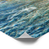 潮流プリント待ち ポスター (角)