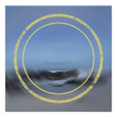 潮流抽象芸術海コンテンポラリー景 ポスター (正面)