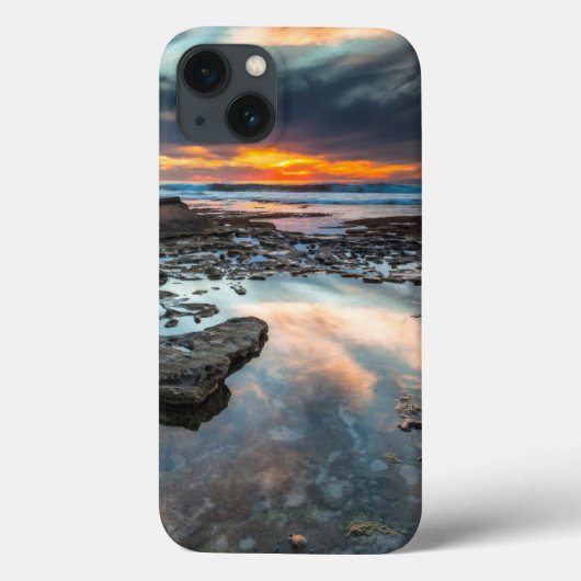 潮溜りからの夕日 Case-Mate iPhoneケース (裏面)