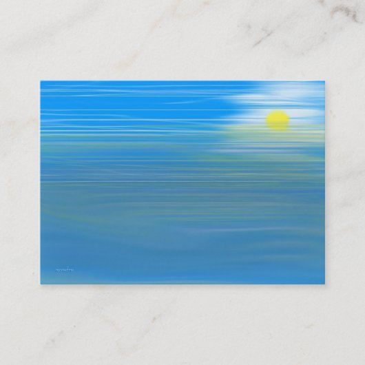 潮溜り 名刺 (正面)