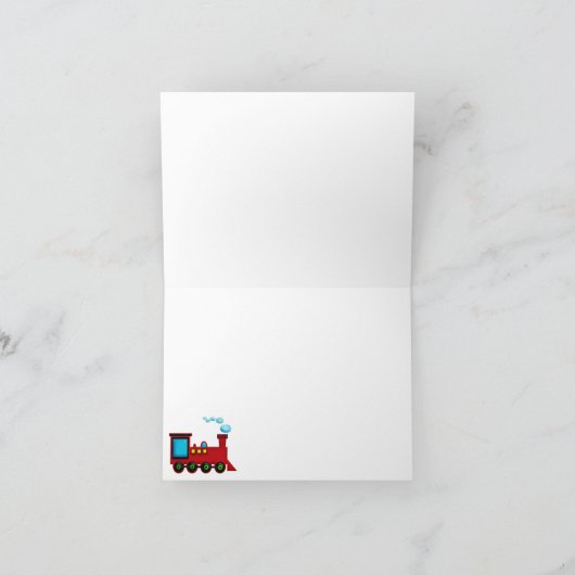 潮潮汽車ありがとうノートカード サンキューカード (内部)