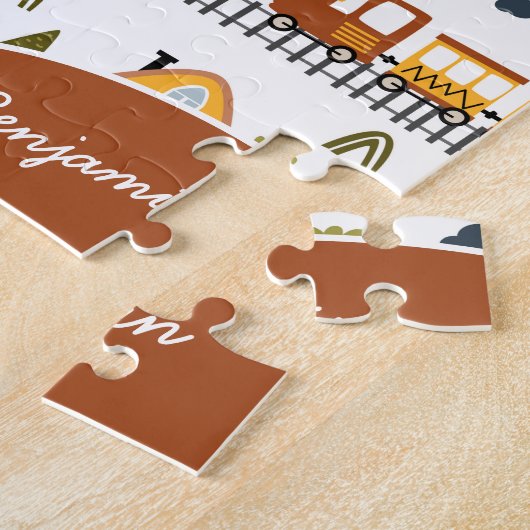 潮潮汽車パターン名リトルキッド ジグソーパズル (側面)