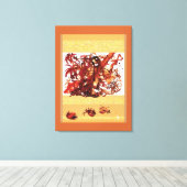 潮絡 キャンバスプリント (インサイチュ (ウッドフロア))