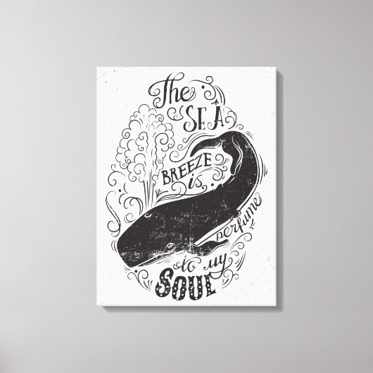 潮風は香水だ キャンバスプリント (正面)