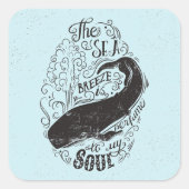 潮風は香水だ スクエアシール (正面)