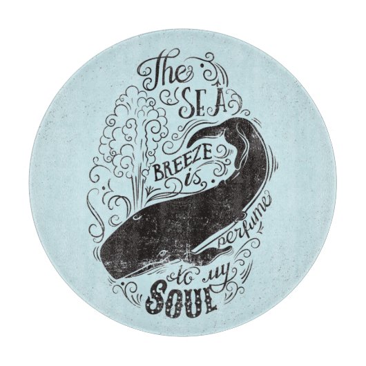 潮風は香水です カッティングボード (正面)