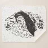 潮風は香水です シェルパブランケット (正面(横))