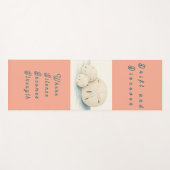 潮風ヨガマットとしてソフト – 沿岸サンドドル ヨガマット (正面(横))