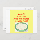 潰されたポテト ポストカード (正面/裏面)