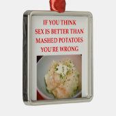 潰されたポテト メタルオーナメント (右)