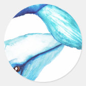 潰れたクジラ ラウンドシール (正面)