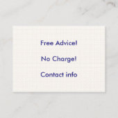 潰瘍が出ない アドバイスカード (裏面)