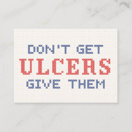 潰瘍が出ない アドバイスカード