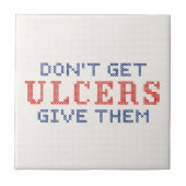 潰瘍が出ない タイル (正面)