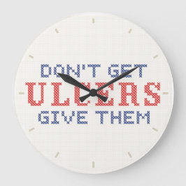 潰瘍が出ない ラージ壁時計