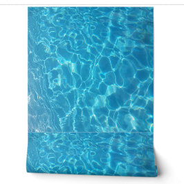 澄んだ青空の青いプールの水 壁紙